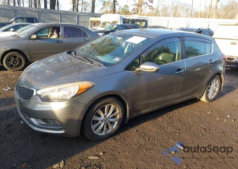 2015 Kia Forte Ex from USA, damaged, VIN KNAFX5A87F5317516